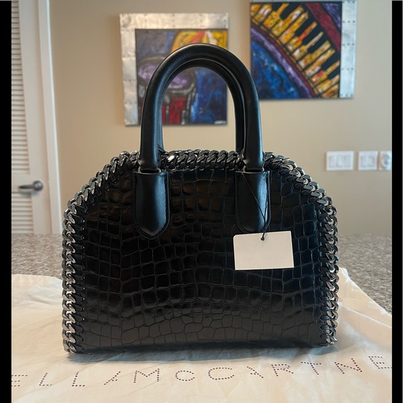 STELLA MCCARTNEY 🌟 Chain Link VEGAN Leather Croc—NWT - Picture 7 of 16